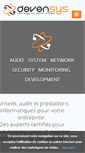 Mobile Screenshot of devensys.com